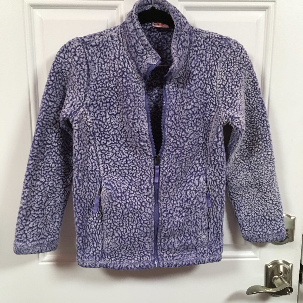32 Degree Heat Purple Fleece Jacket - Size M (10/12)